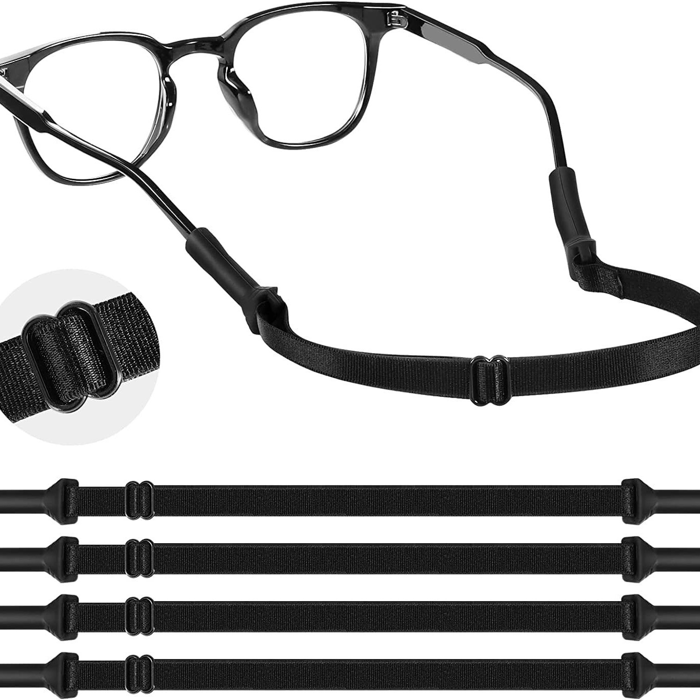 4Pcs Adult Glasses Straps (8.3 - огляд і ціна Sunglass Retainer Cord