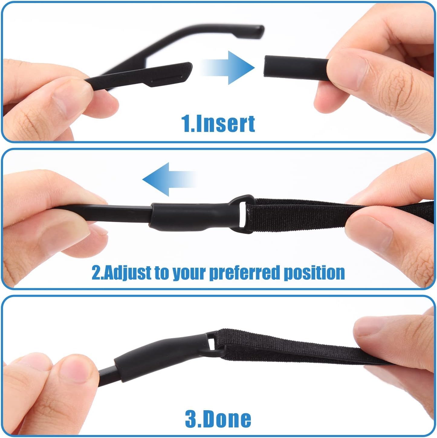 4Pcs Adult Glasses Straps (8.3 - огляд і ціна Sunglass Retainer Cord