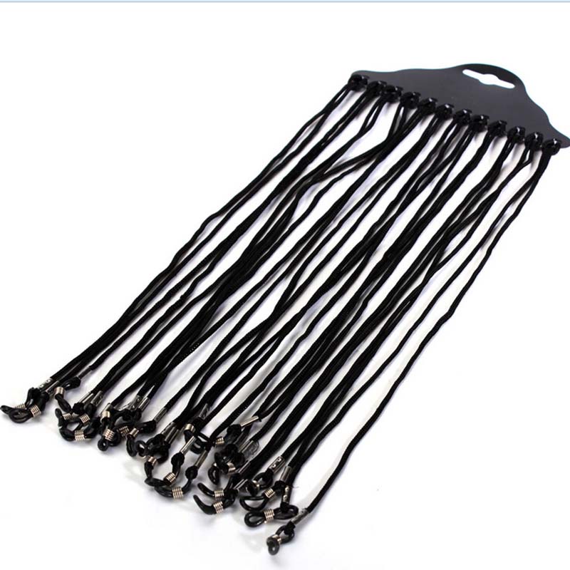 Hot Sale 12pcs/set Black Nylon - огляд і ціна Sunglass Retainer Cord