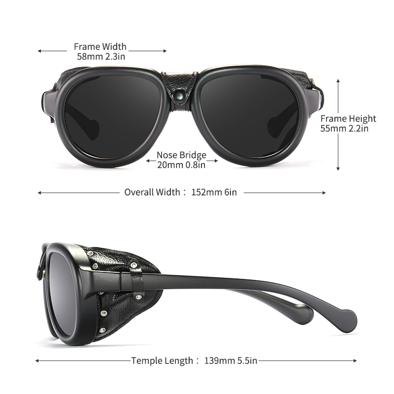 KDEAM Pilot Sunglasses Steampu - огляд і ціна Sunglasses Aviator Polarized