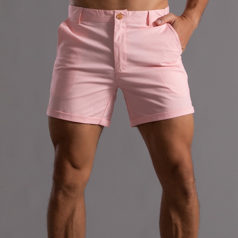 Men Slim Fit Chino Shorts Roll - огляд і ціна Shorts Chino Slim