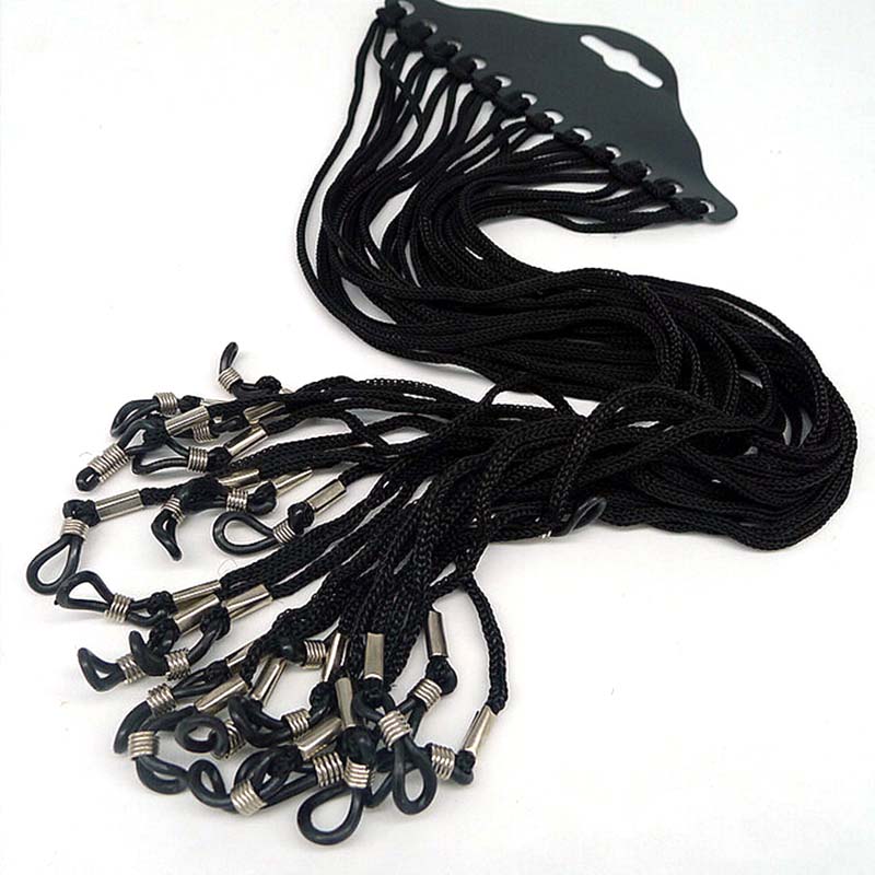 12pcs/set Black Nylon Cord Eye - огляд і ціна Sunglass Retainer Cord