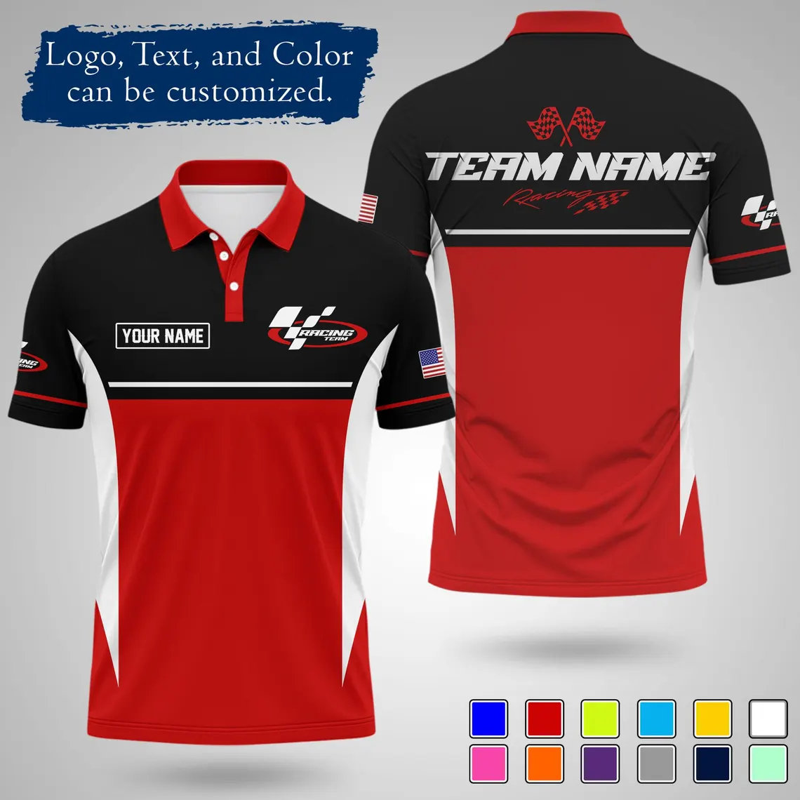 2026 New Custom Racing Polo Sh - огляд і ціна Polo Shirt Pique