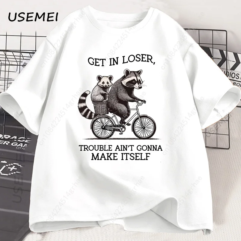 Get in Loser T Shirt Funny Rac - огляд і ціна Tee Graphic Print