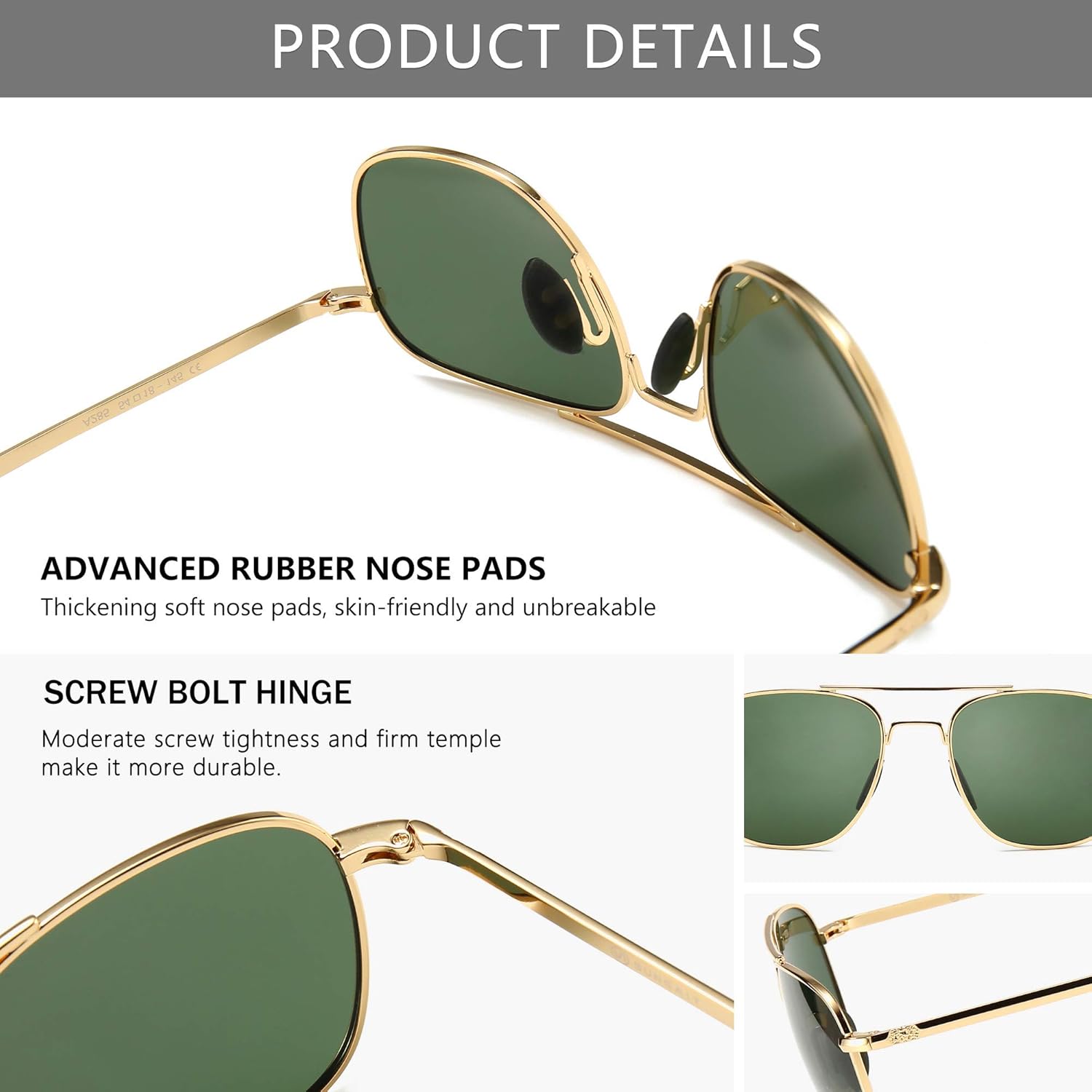 Men's Military Style Polarized - огляд і ціна Sunglasses Aviator Polarized