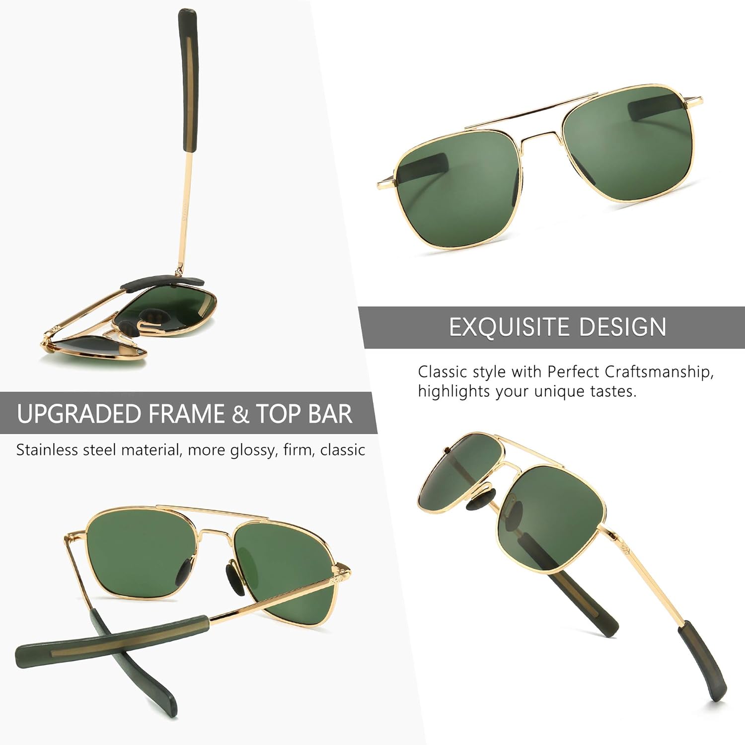 Men's Military Style Polarized - огляд і ціна Sunglasses Aviator Polarized