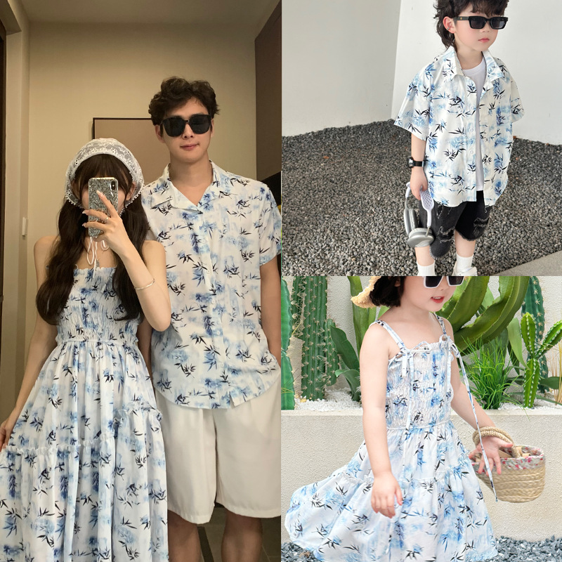 Resort Couple Look Parents and - огляд і ціна Resort Shirt Floral