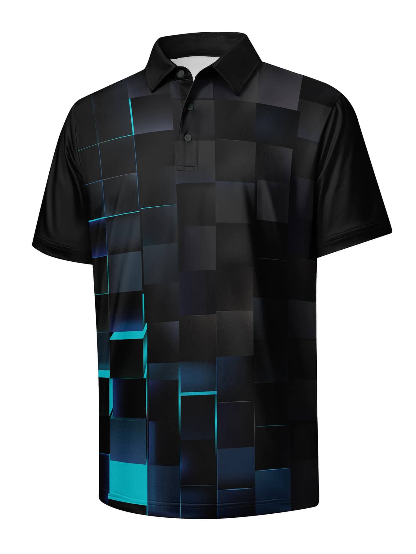 Active Mens Classic Cyan Blue  - огляд і ціна Polo Shirt Pique