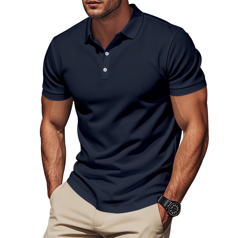 Casual Slim Fit Shirt Short Sl - огляд і ціна Polo Shirt Pique