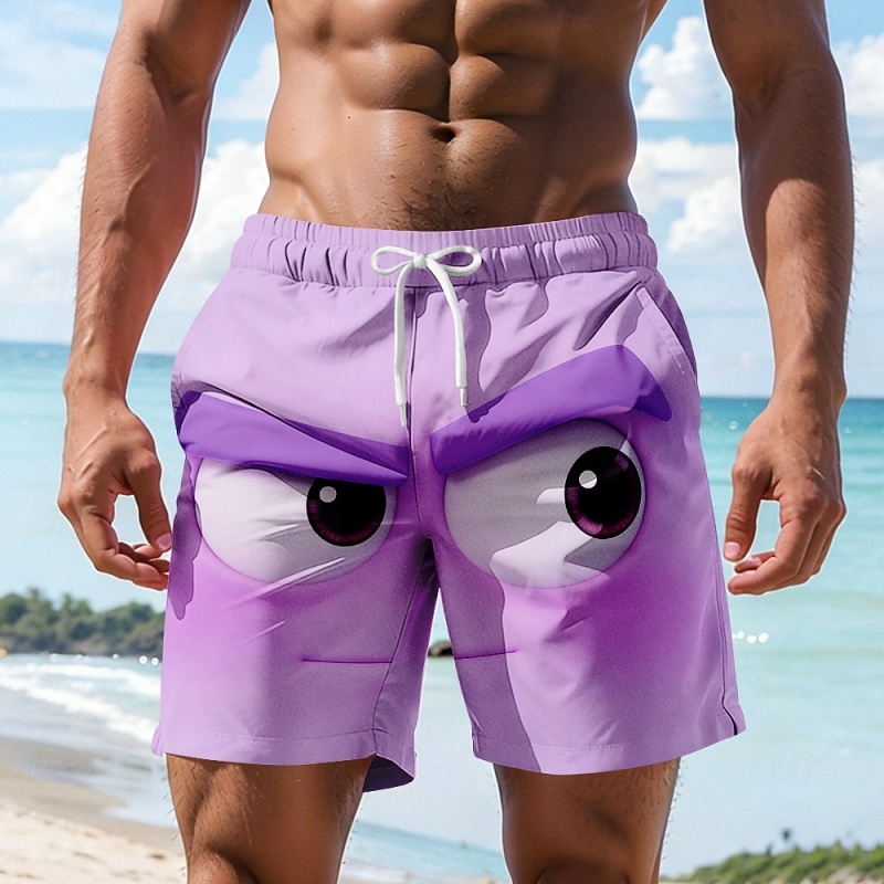 Funny Cartoon Face Graphic Swi - огляд і ціна Trunks Board Surf