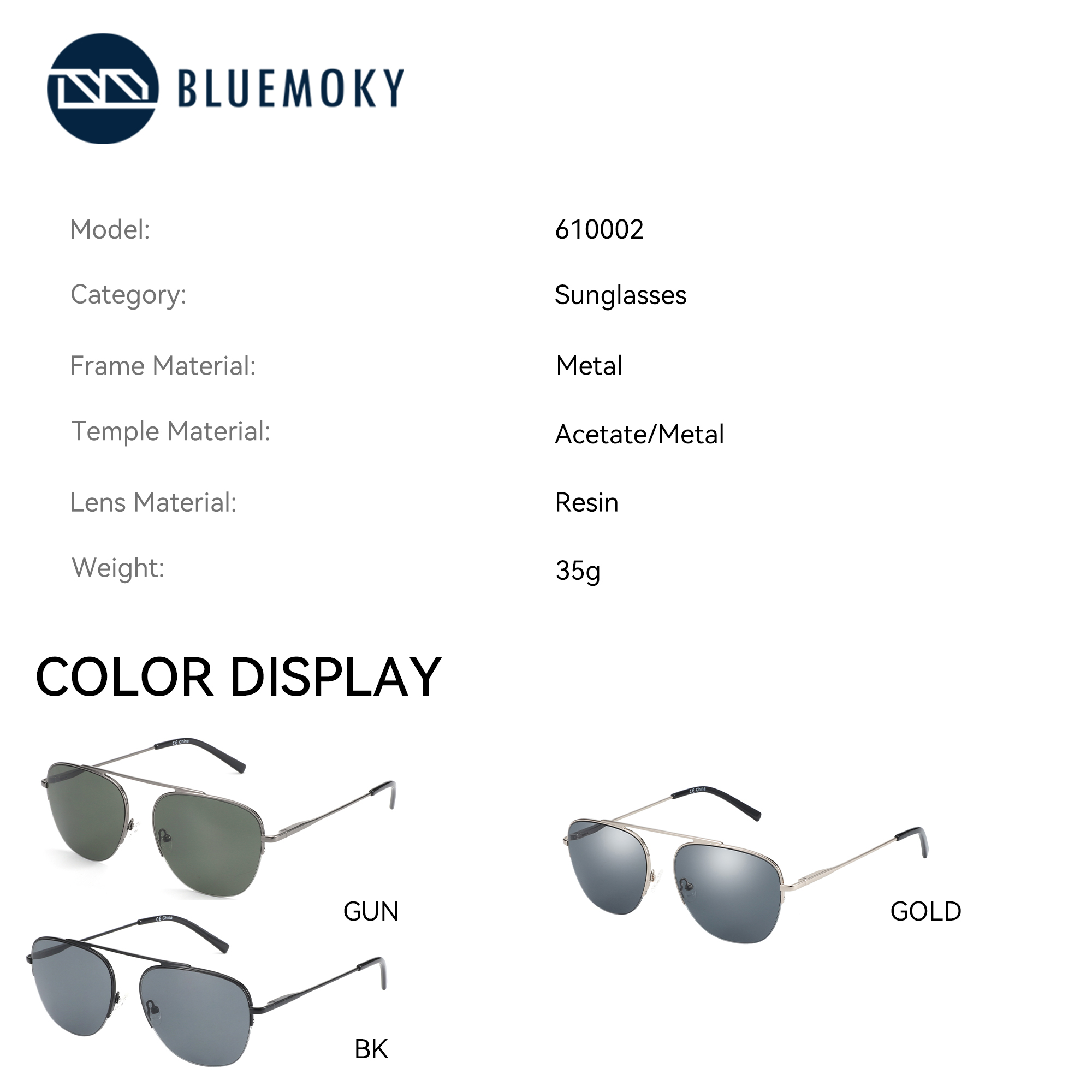 BLUEMOKY Fashion Polarized Pre - огляд і ціна Sunglasses Aviator Polarized