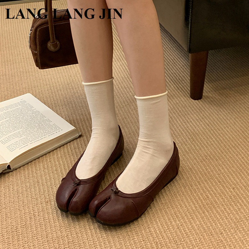 Spring Split Toe Women Ballet  - огляд і ціна Espadrille Slip On