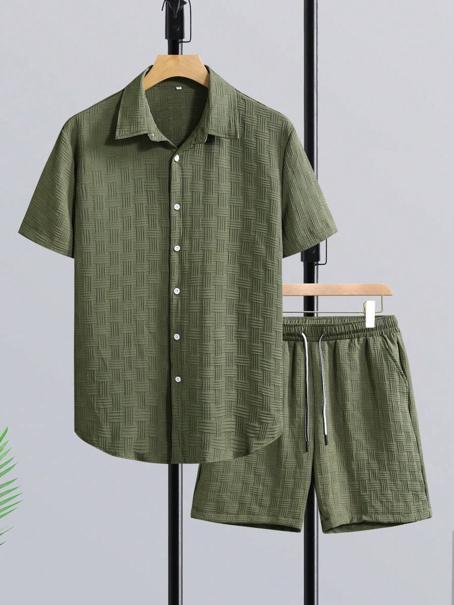 Manfinity RSRT Men's Mature Va - огляд і ціна Short Linen Drawstring