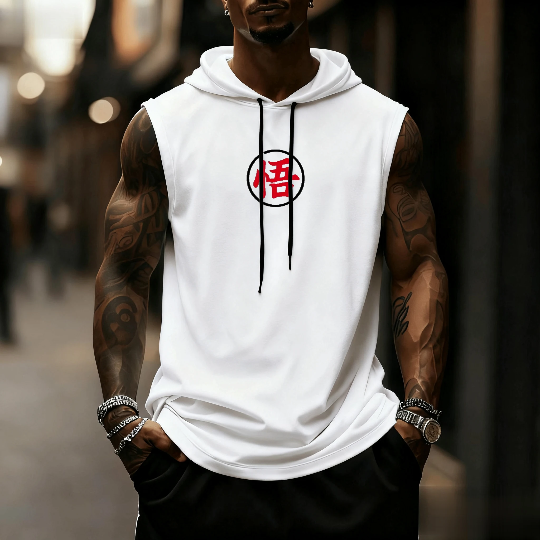Dragon Ball Goku Anime Men Tan - огляд і ціна Tank Top Muscle