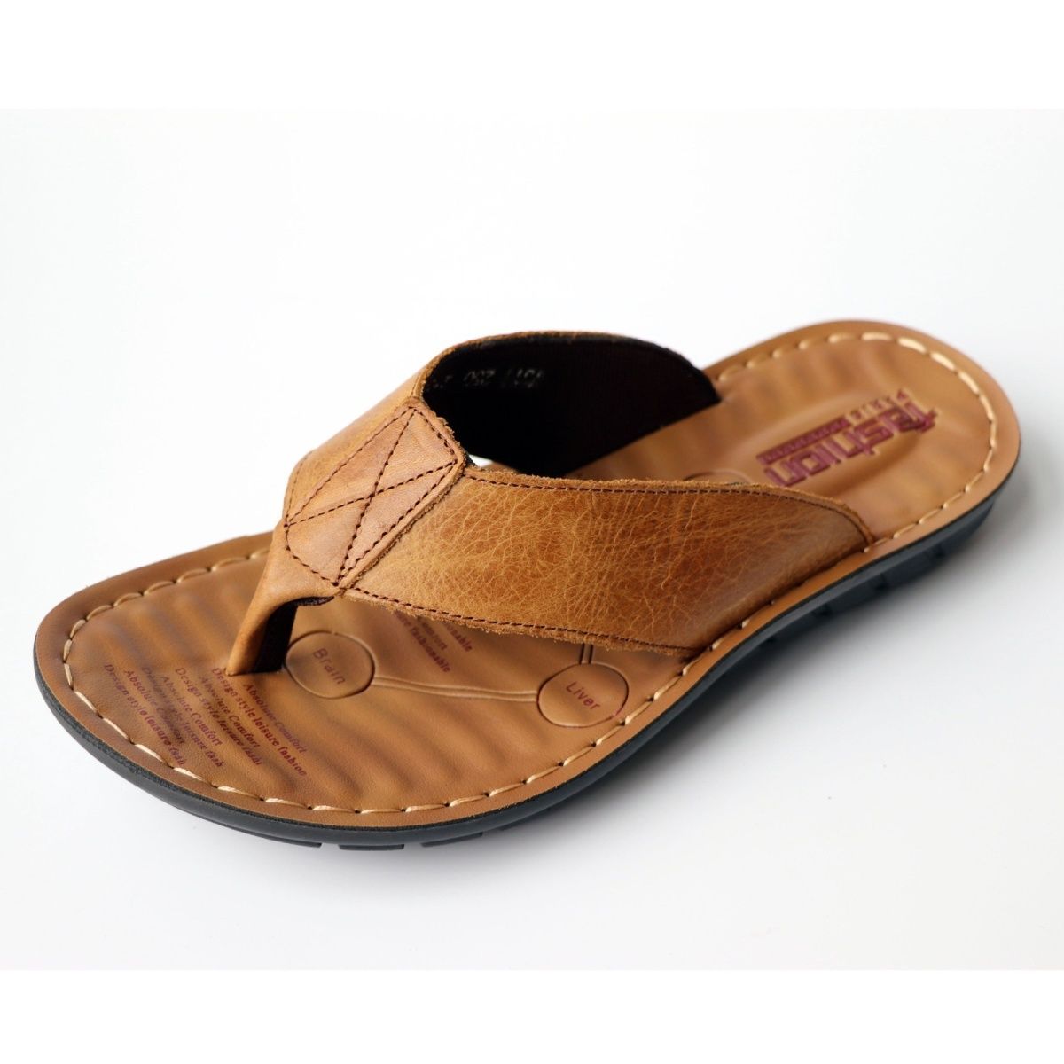 Summer Shoes Men Slippers Genu - огляд і ціна Flip Flop Leather Men