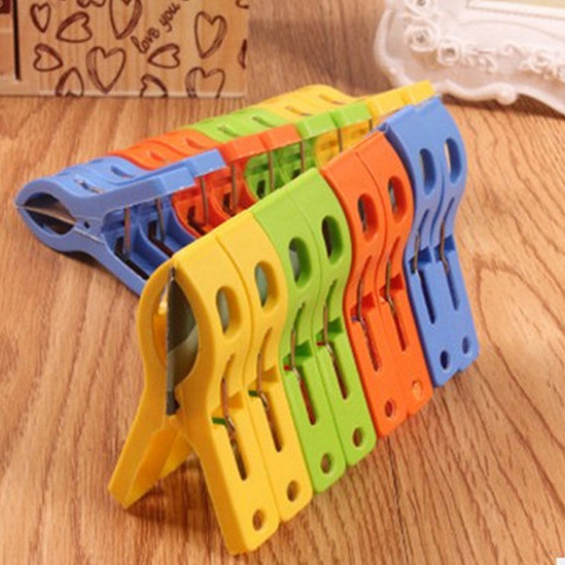 8ps/set Hanger Clips Large Pla - огляд і ціна Beach Towel Large