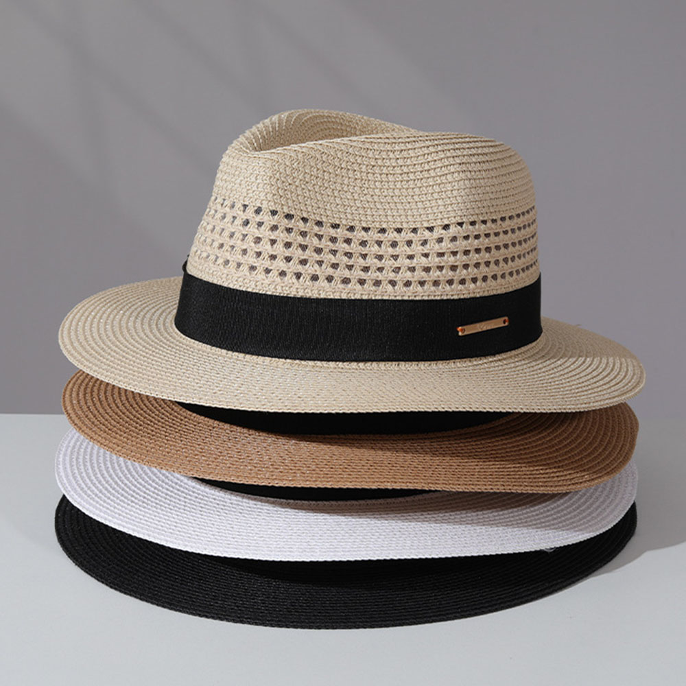 classic straw hat summer Men P - огляд і ціна Bucket Hat Straw