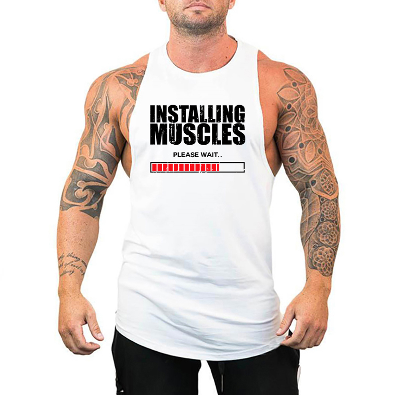 Installing Muscles Please Wait - огляд і ціна Tank Top Muscle