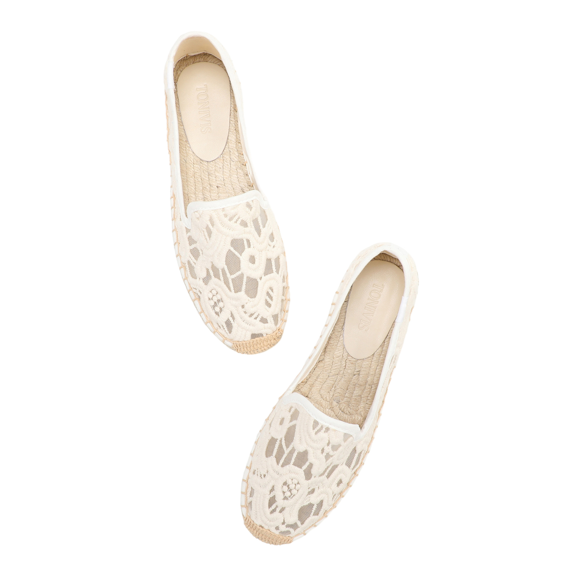 Women Lace Espadrilles Flats S - огляд і ціна Espadrille Slip On