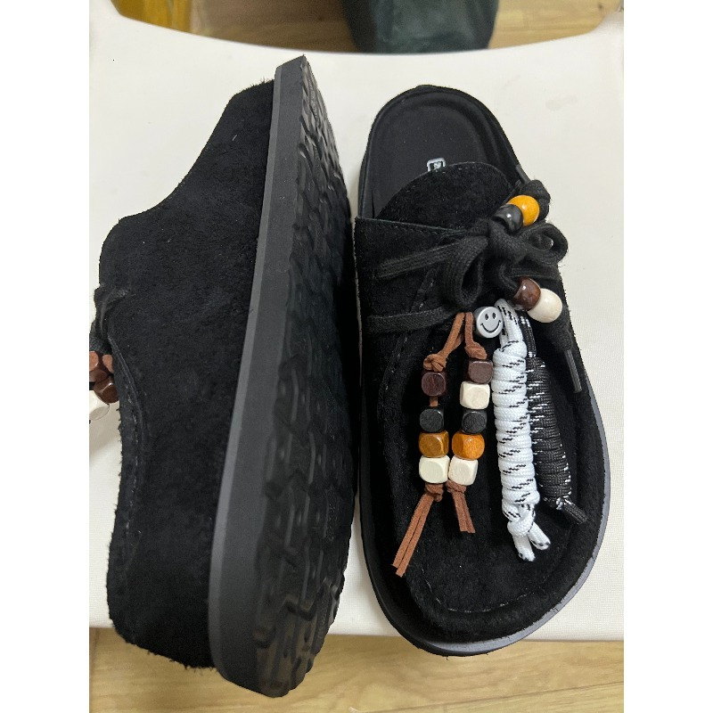 Women Men Clogs Cow Suede Leat - огляд і ціна Flip Flop Leather Men