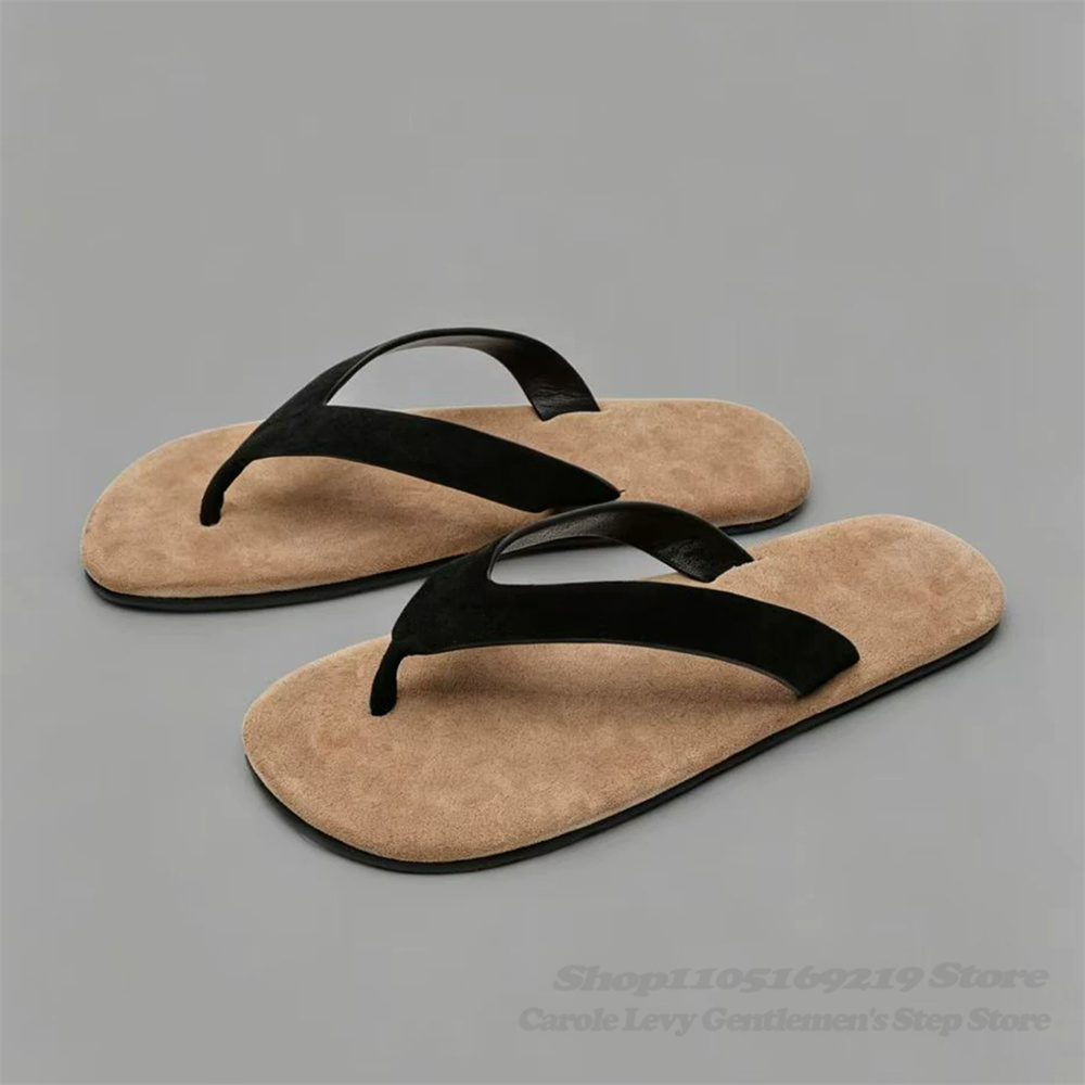 Vintage Style Cow Suede Clip O - огляд і ціна Flip Flop Leather Men