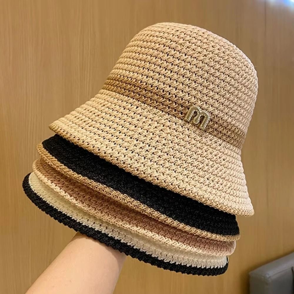Elegant Bow Fisherman Hat Fold - огляд і ціна Bucket Hat Straw