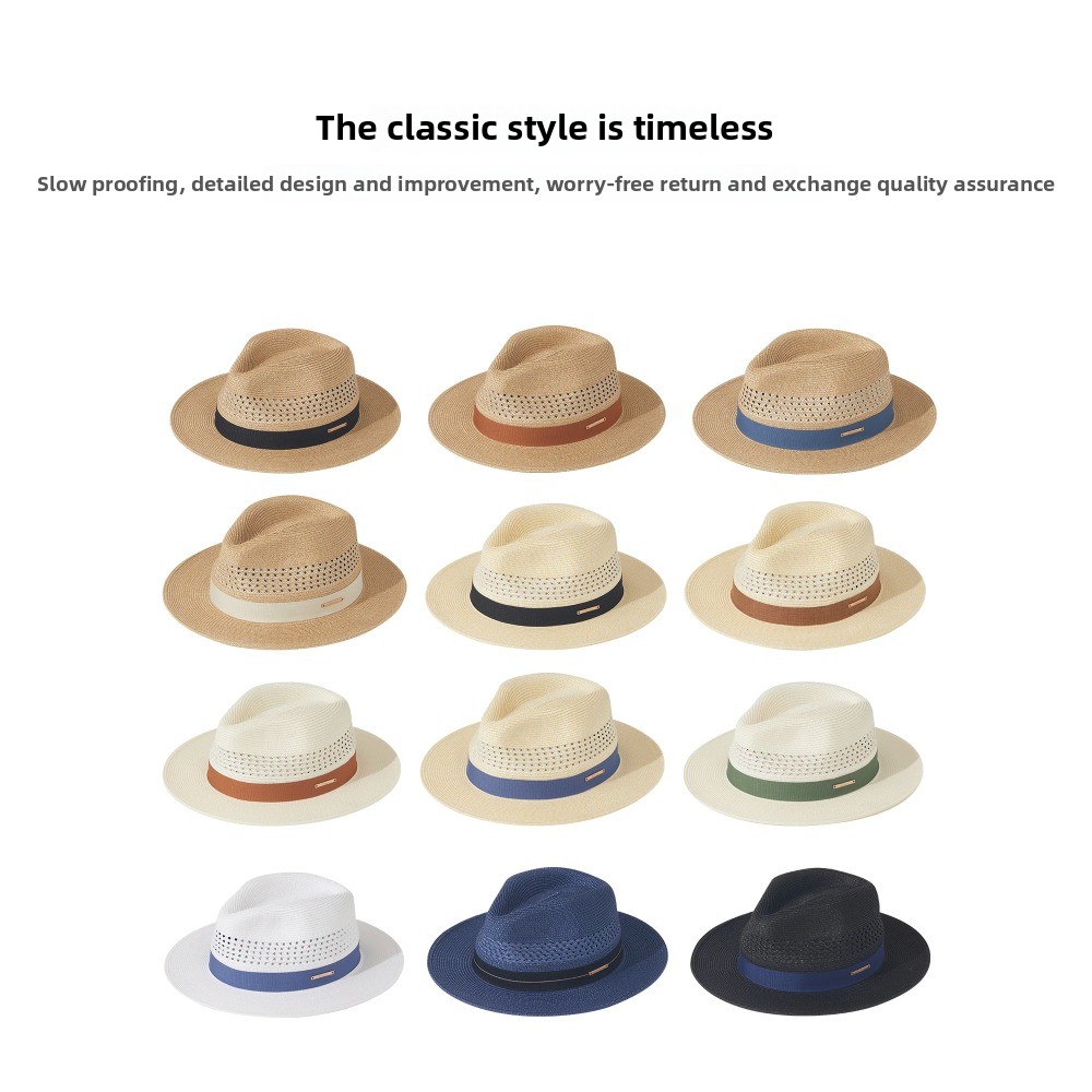 Big Size 60cm Panama Jazz Stra - огляд і ціна Bucket Hat Straw